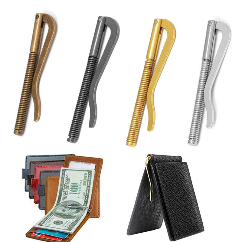Money Clip Slim - 1Pc Nowy metalowy klips do pieniędzy