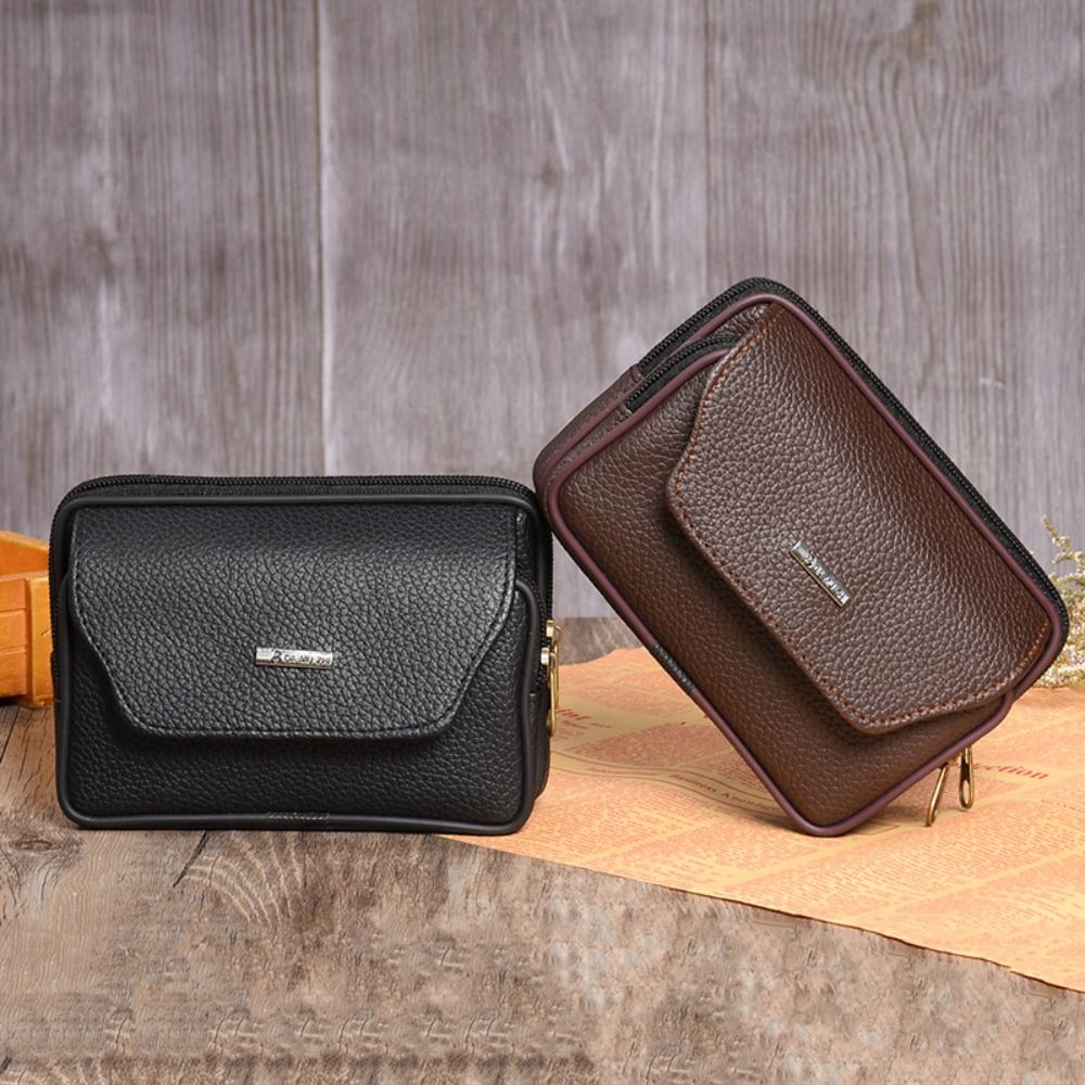 Men Accessories Pack - Męska saszetka biodrowa z PU skóry,