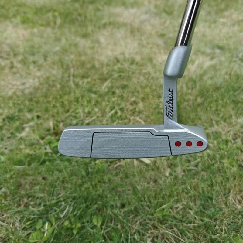 Men Accessories Style - Srebrny Putter Golfowy Trzy Punktowe Końcówki