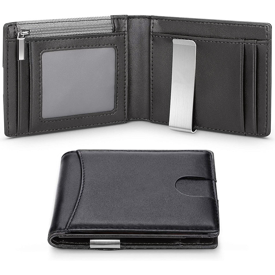 Money Clip Slim - Etui na wizytówki, inteligentny portfel RFID,