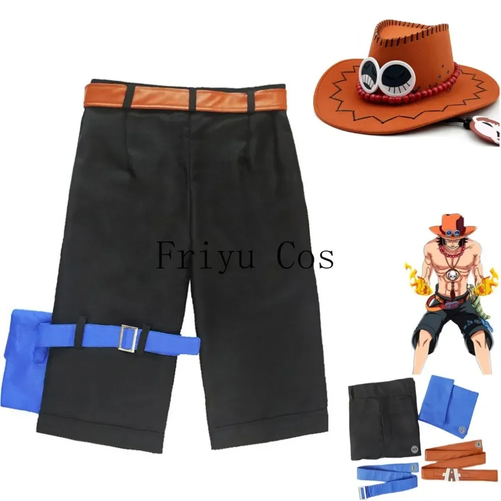 Men Accessories Pack - Kostium Cosplay Anime Portgas·D· Ace Piraci