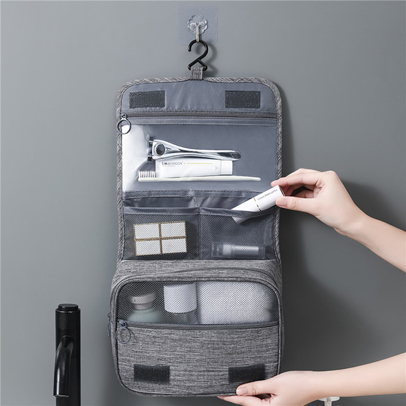 Men'S Accessories Organizer For Wardrobe - Duża kosmetyczka podróżna do zawieszenia dla