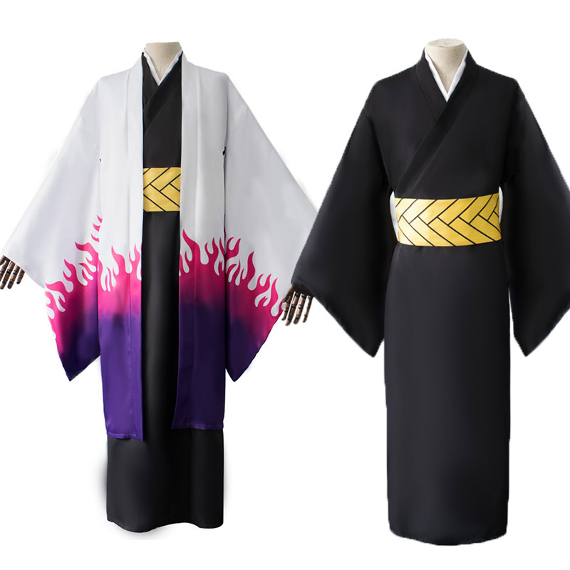Men'S Kimono Accessories - Anime Ubuyashiki Kagaya Cosplay kostium pełny