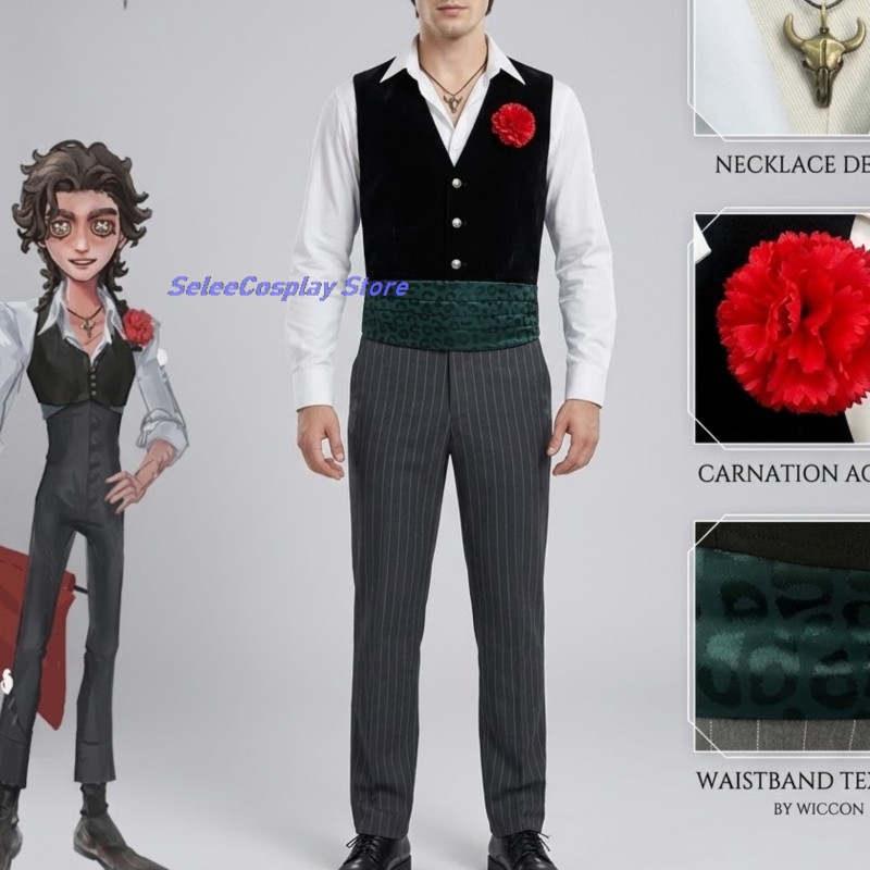 Men'S Suit Accessories - Kostium Cosplay Hernando Romero Identity V