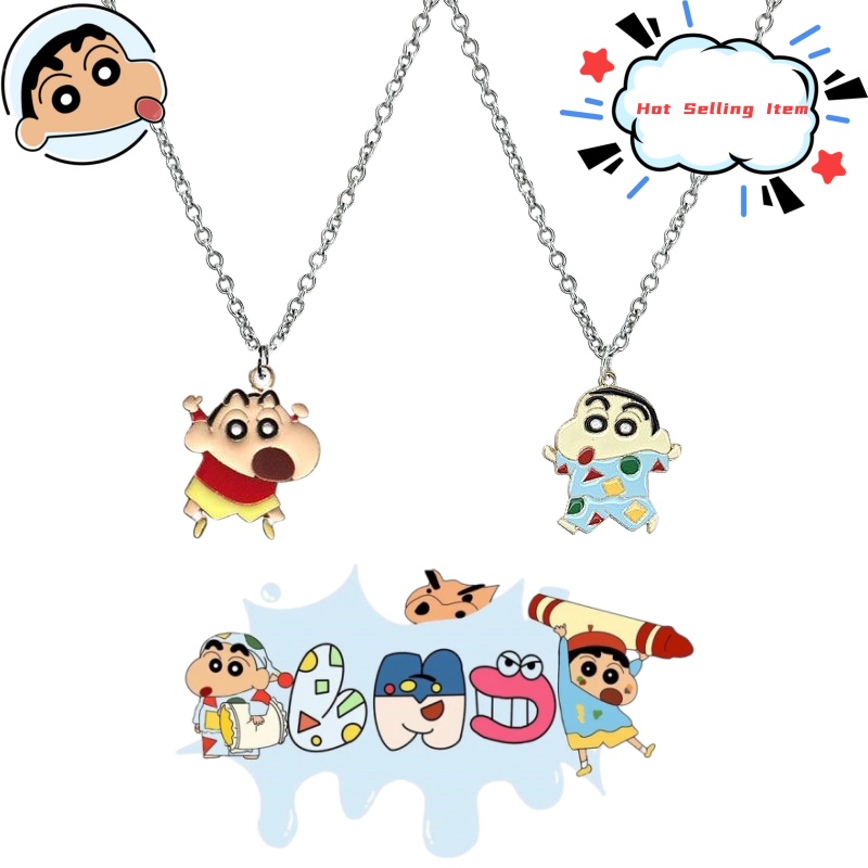 Men Accessories Style - Naszyjnik z kreskówki Crayon Shin-chan, uroczy