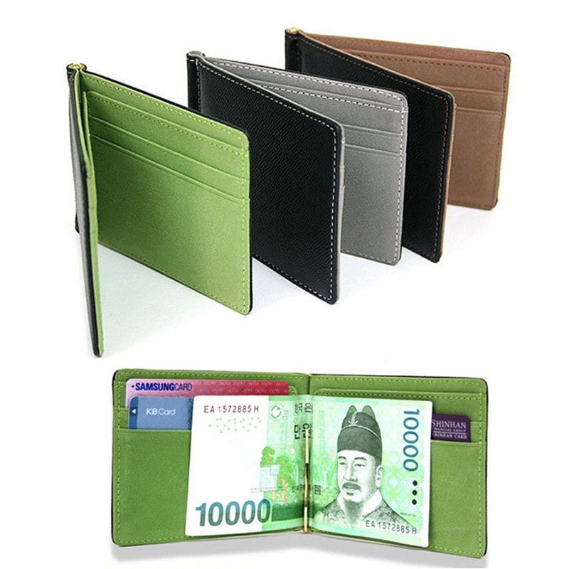 Money Clip Slim - Szczupłe męskie skórzane klipsy na pieniądze