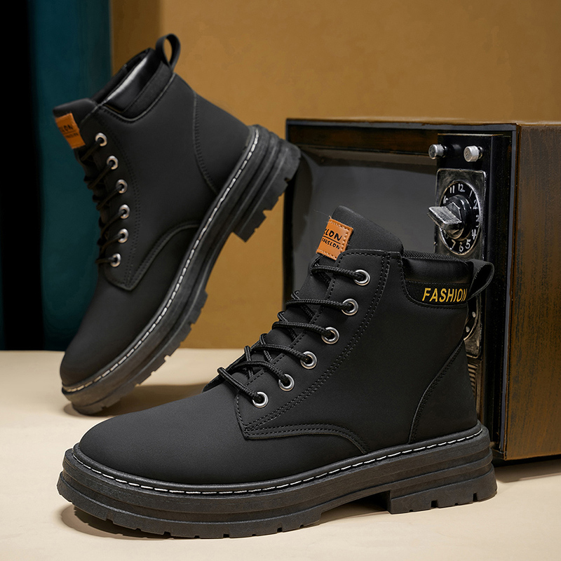 Men Accessories Style - Męskie buty klasyczne do połowy łydki