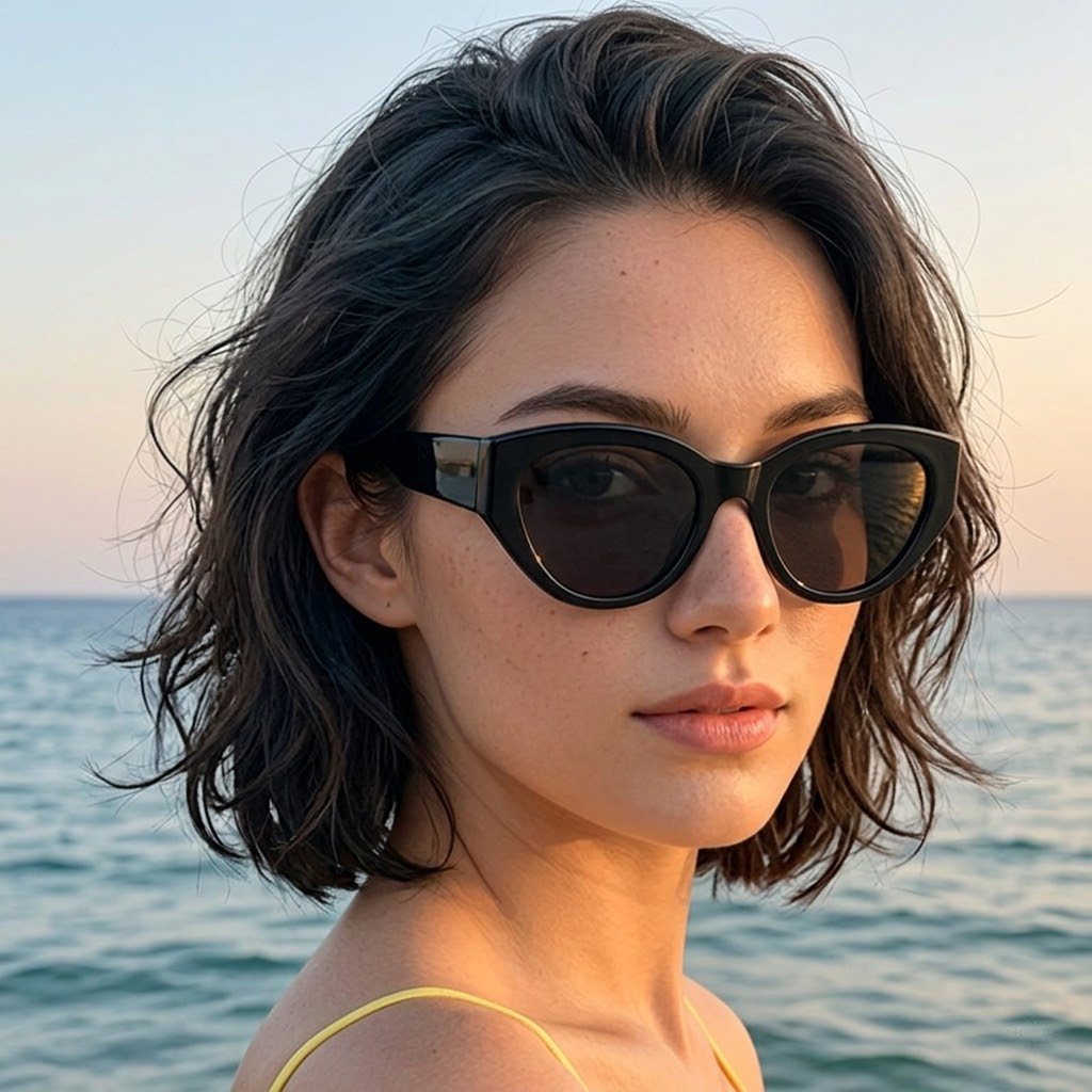Sunglasses Polarized Men - Damskie Męskie Klasyczne Okulary Przeciwsłoneczne Kocie