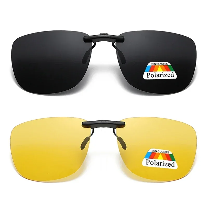 Sunglasses Polarized Men - Nowe kwadratowe okulary przeciwsłoneczne na klips