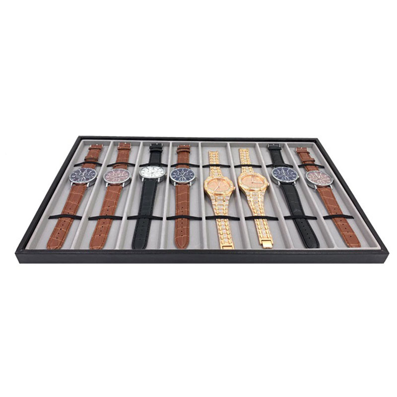 Men'S Accessories Organizer Tray - Skórzana taca na organizator zegarków mechaniczny