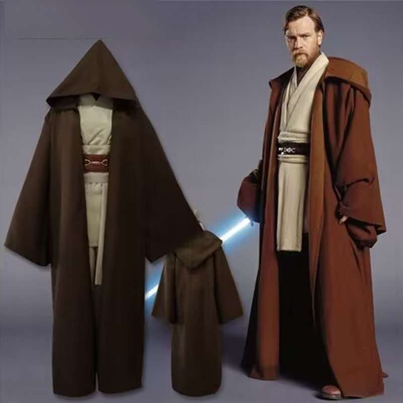 Men Accessories Pack - Anime Obi Wan Kenobi Jedi Strój