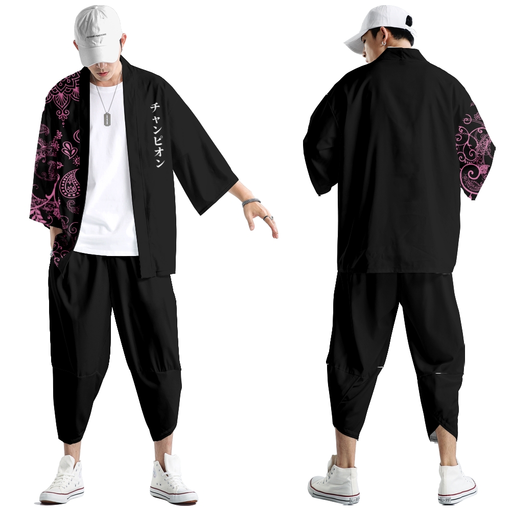 Dwuczęściowy garnitur Anime kw – Men'S Kimono Accessories recenzja i cena