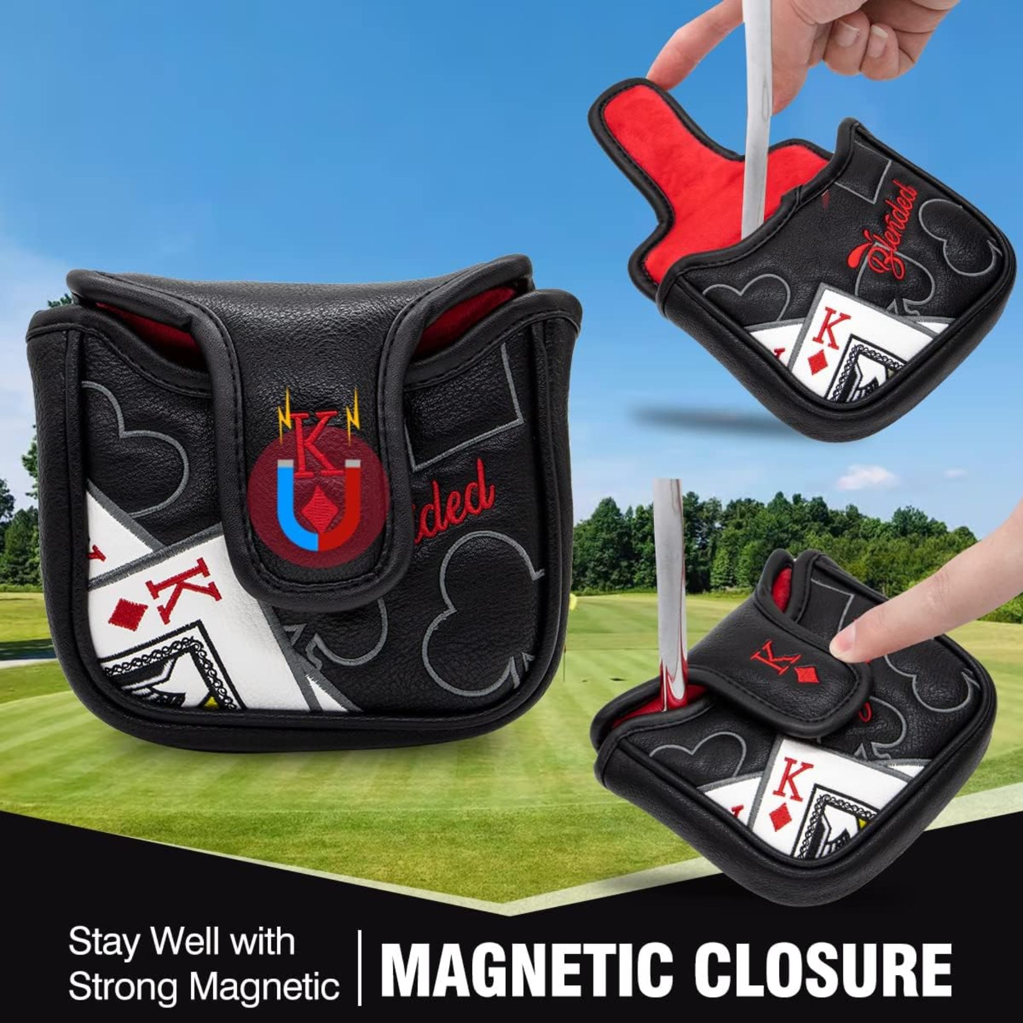 Putter z haftem Króla Kierów,  – Men Accessories Style recenzja i cena