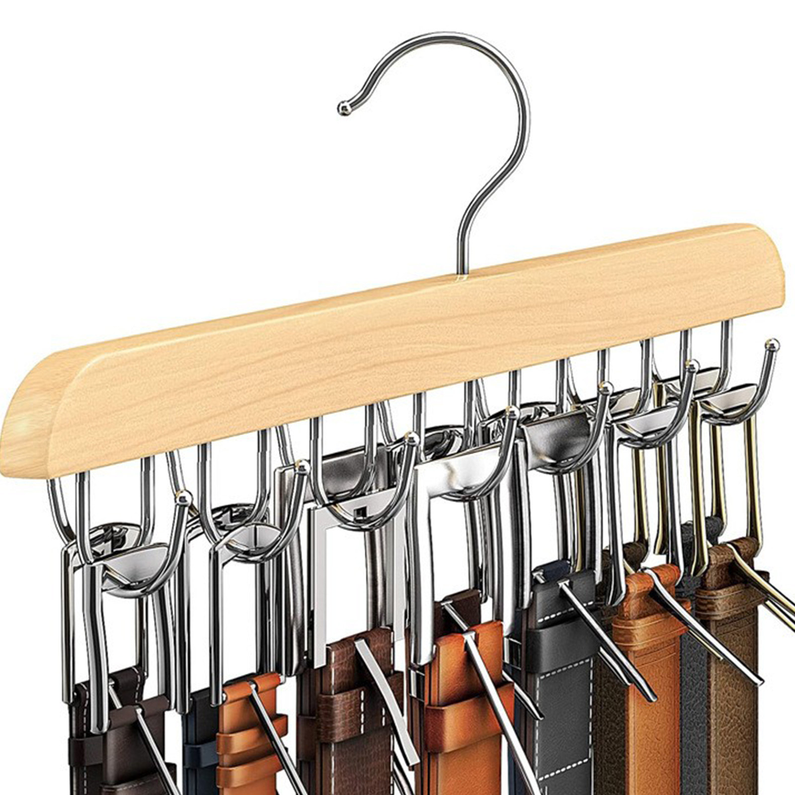 Drewniany stojak na paski dams – Men'S Accessories Organizer For Wardrobe recenzja i cena