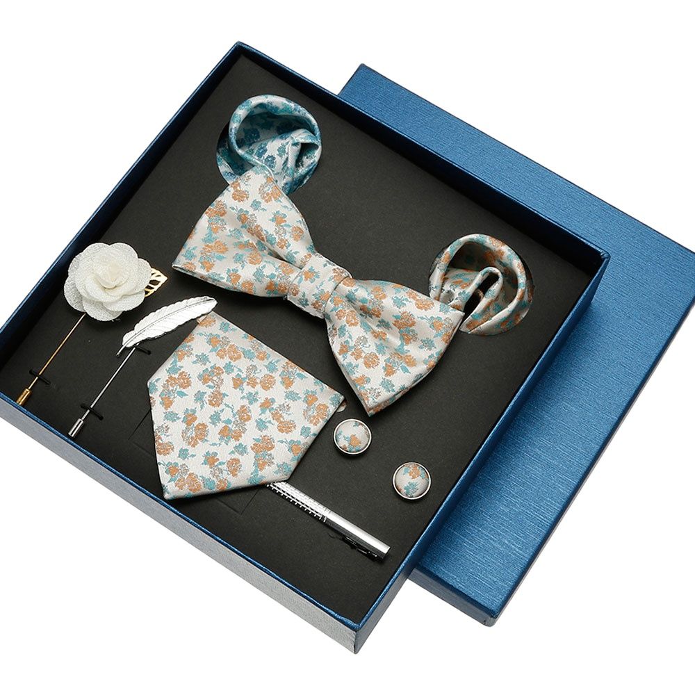 Luksusowe krawat jedwabny chus – Cufflink Box Set recenzja i cena