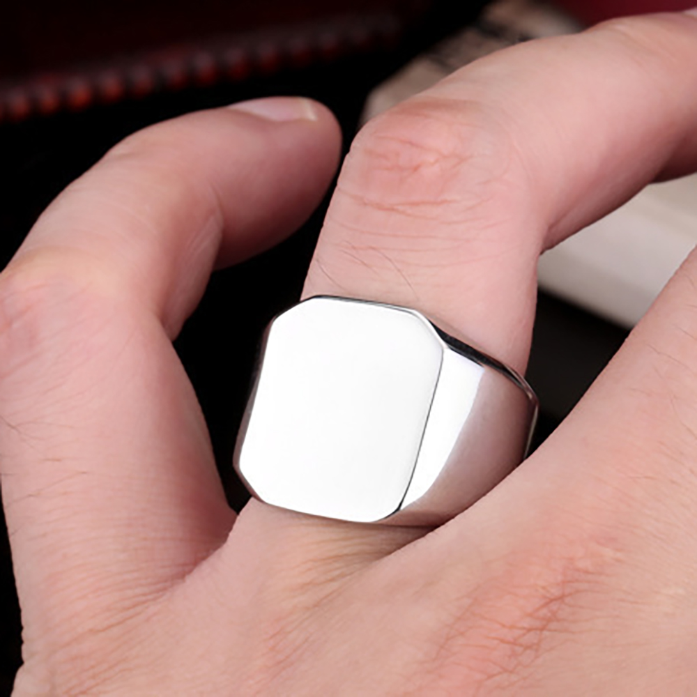 Darmowe grawerowanie nowe sreb – Signet Ring Men recenzja i cena