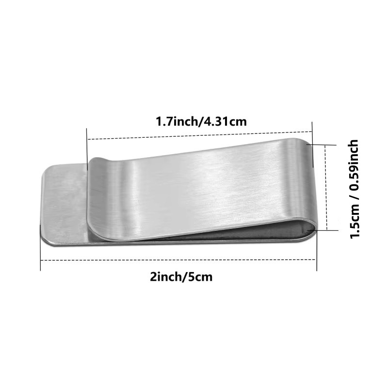 20 SZT. Stalowy, srebrny, smuk – Money Clip Slim recenzja i cena