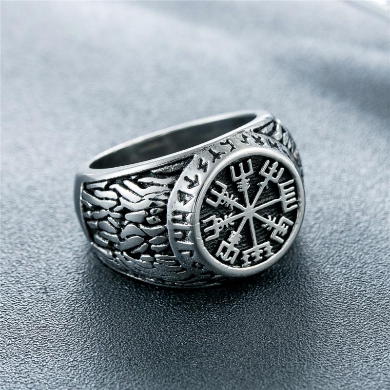 Vintage Viking Rune Signet Sca – Signet Ring Men recenzja i cena