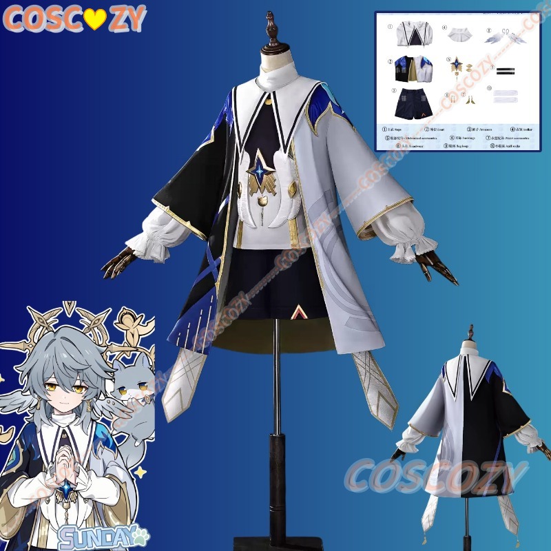 Kostium cosplay z serii „Sunda – Men'S Suit Accessories recenzja i cena