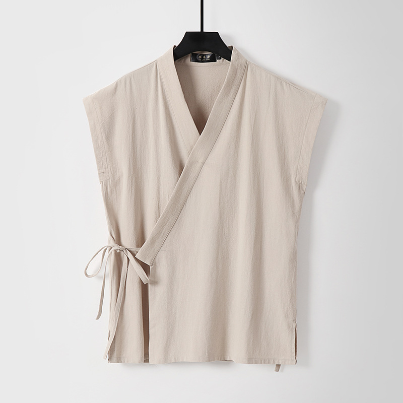 Męskie chińskie lniano-bawełni – Men'S Kimono Accessories recenzja i cena