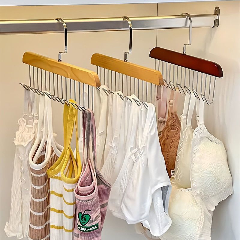 Drewniany wieszak na paski dam – Men'S Accessories Organizer For Wardrobe recenzja i cena
