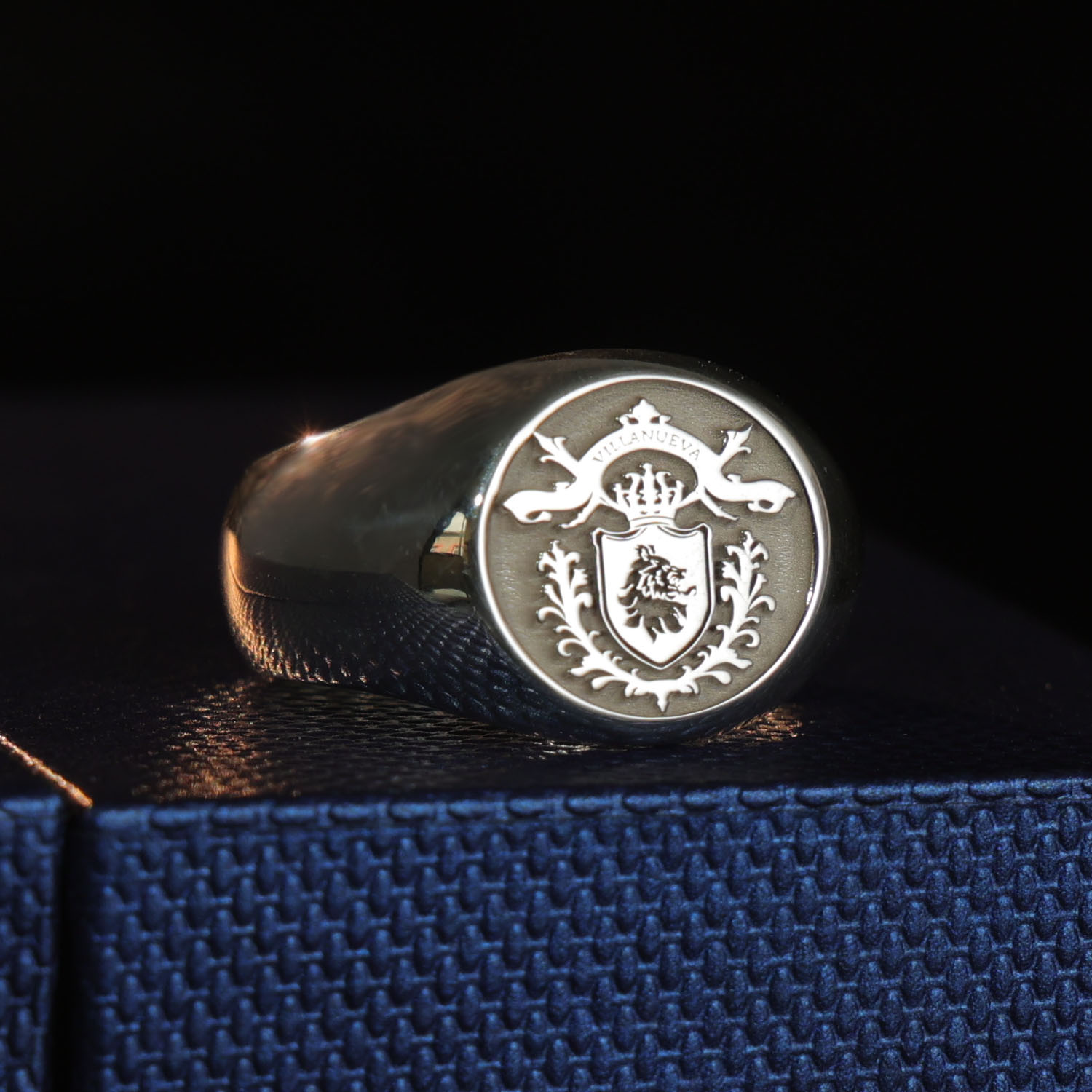Okrągły męski sygnet ze srebra – Signet Ring Men recenzja i cena