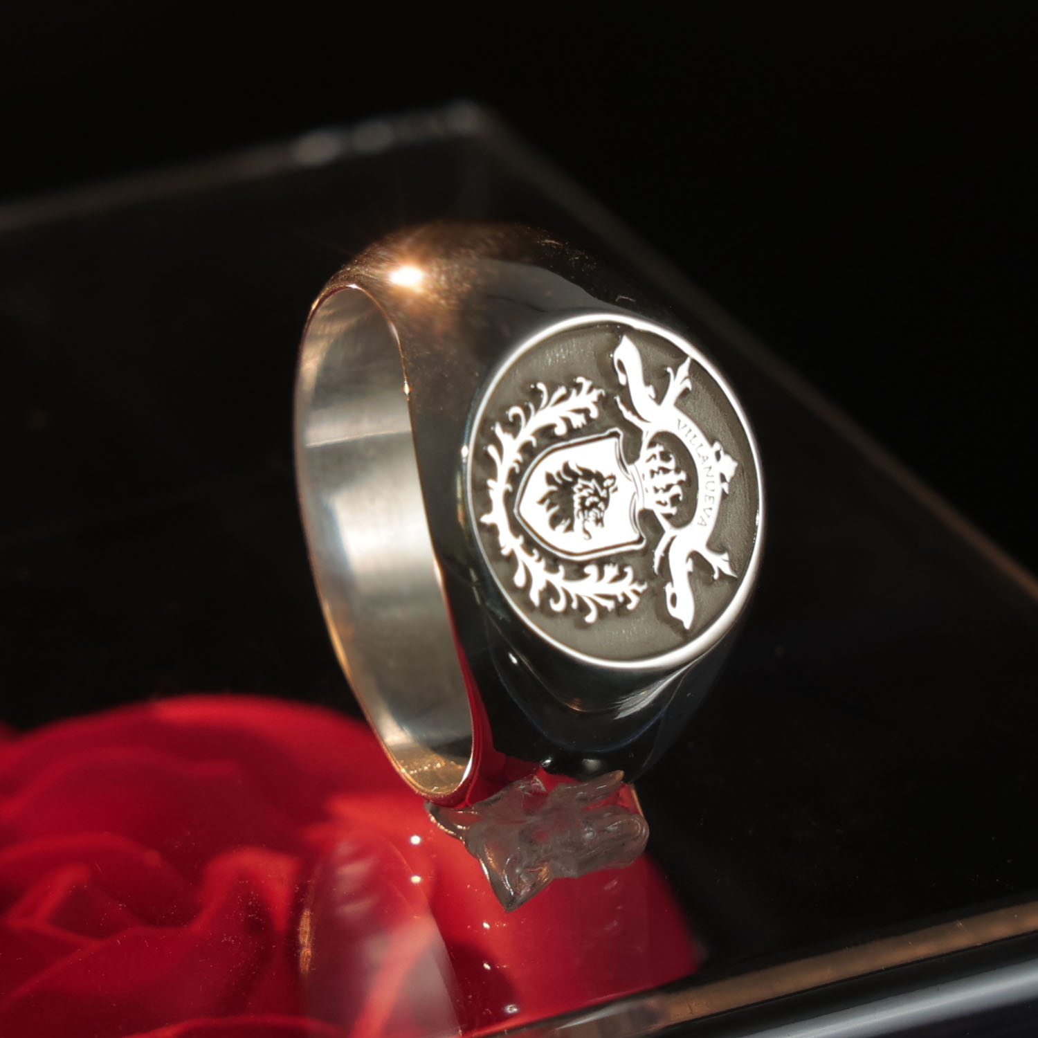 Okrągły męski sygnet ze srebra – Signet Ring Men recenzja i cena