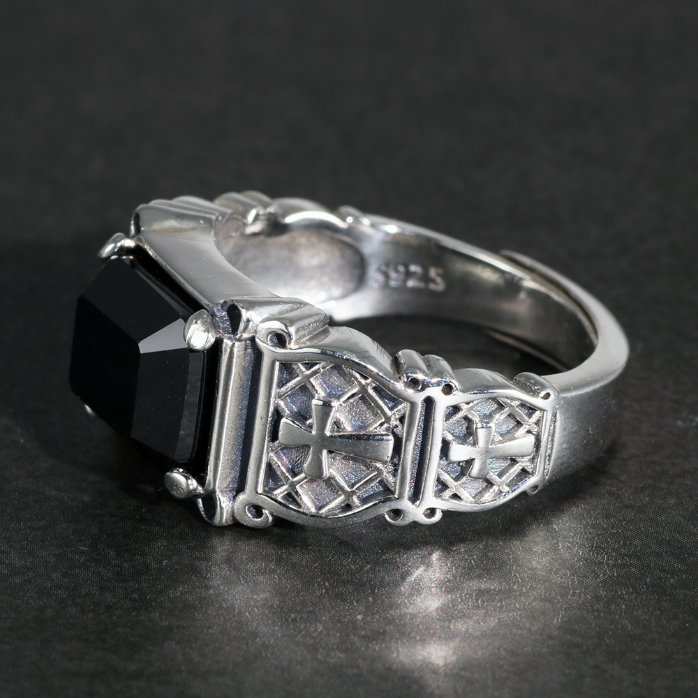 Vintage Punk Silver 925, biżut – Signet Ring Men recenzja i cena