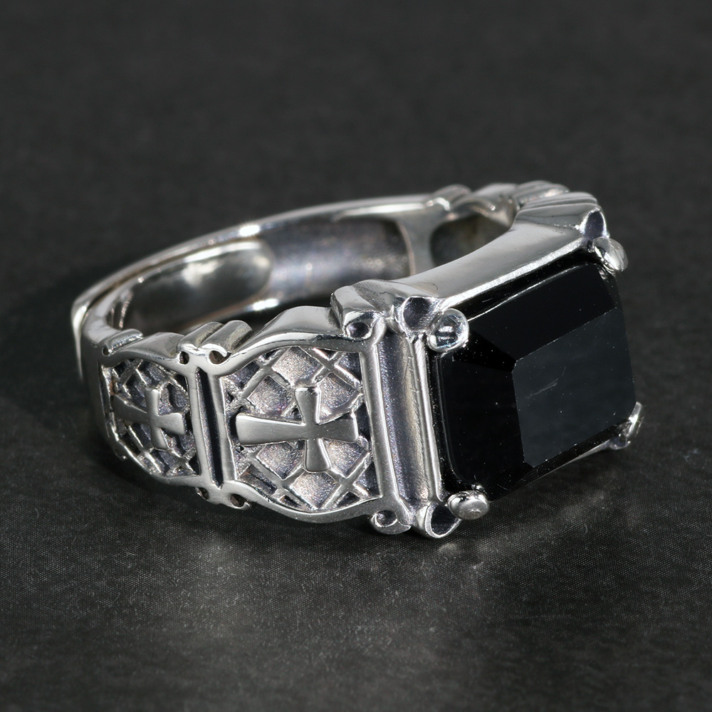 Vintage Punk Silver 925, biżut – Signet Ring Men recenzja i cena